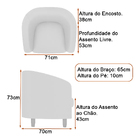 Conjunto Sofá 2 Lugares E Poltrona Dolar Courino Caramelo | B